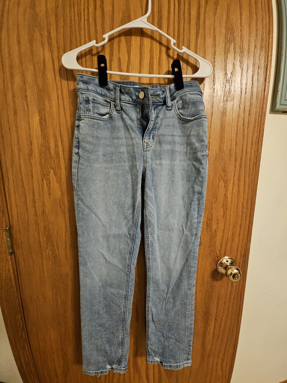 Maurices Light Blue Straight Leg Jeans